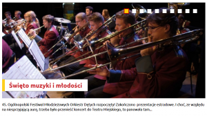 Nasza orkiestra gra w Inowrocławiu
